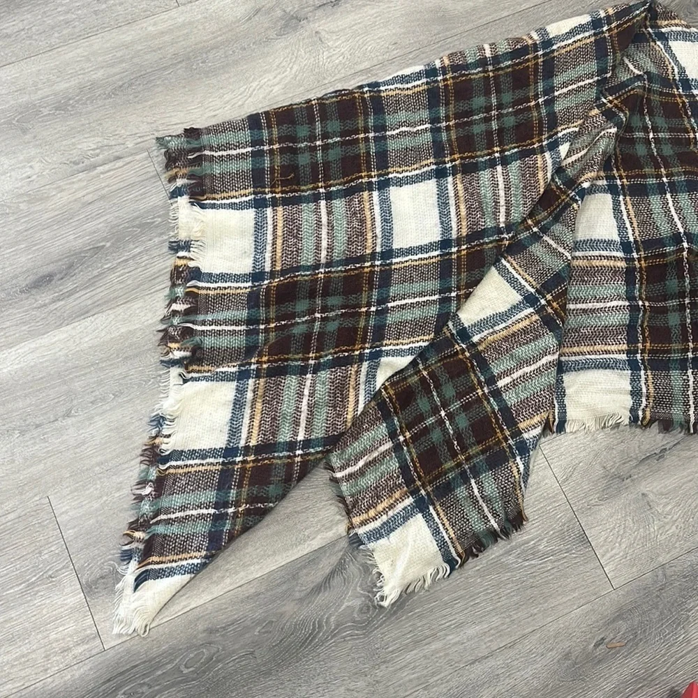 Women’s Blanket Scarf Plaid Fashion Boho Winter Warm Soft Oversized Scarf